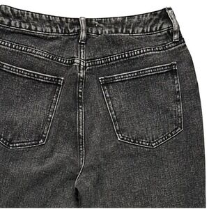 PacSun Mom Jeans Womens 27 Black 100% Cotton High Rise Tapered